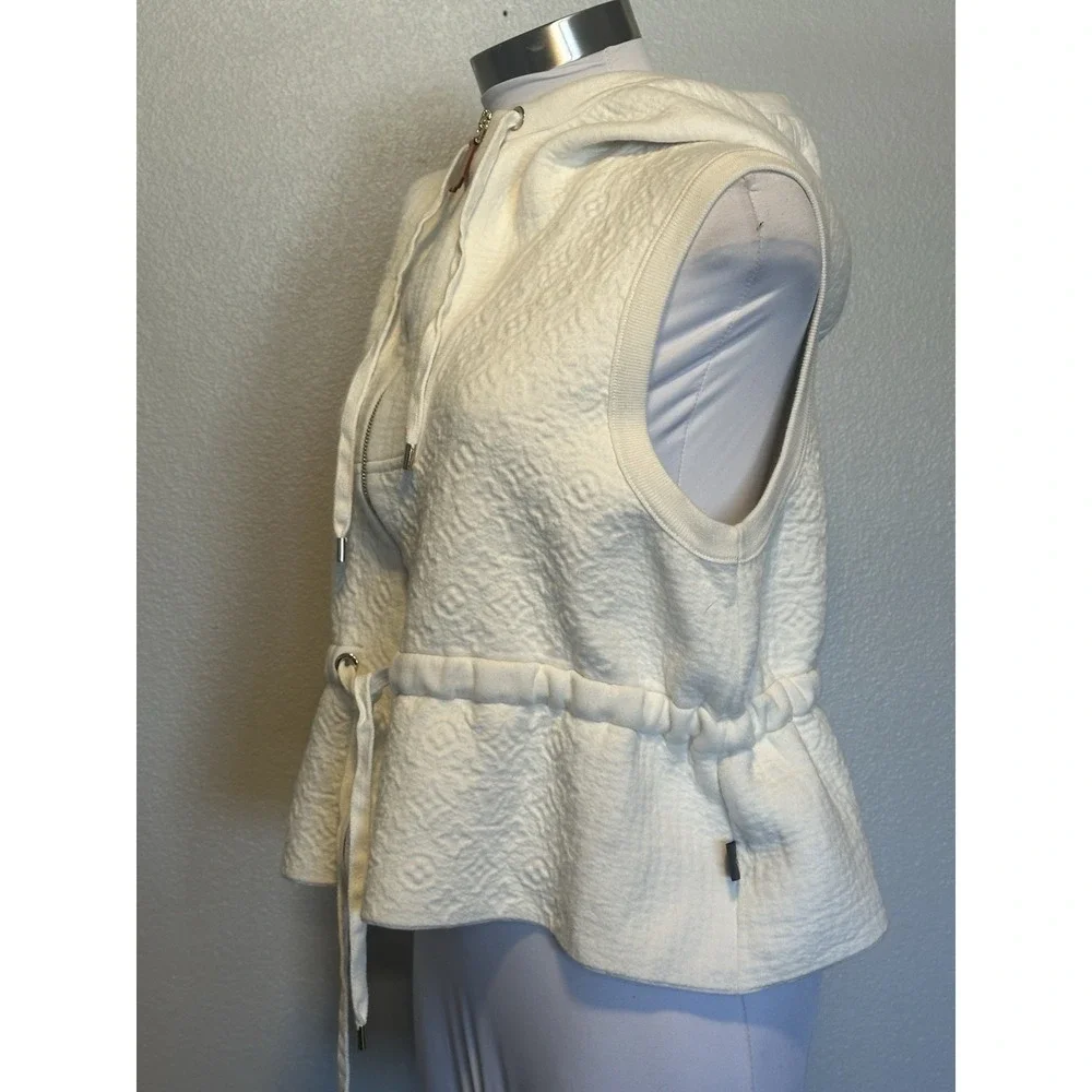 Louis Vuitton‎ Embossed Monogram Hooded Vest sz. XS Wool Cashmere Runway 2024